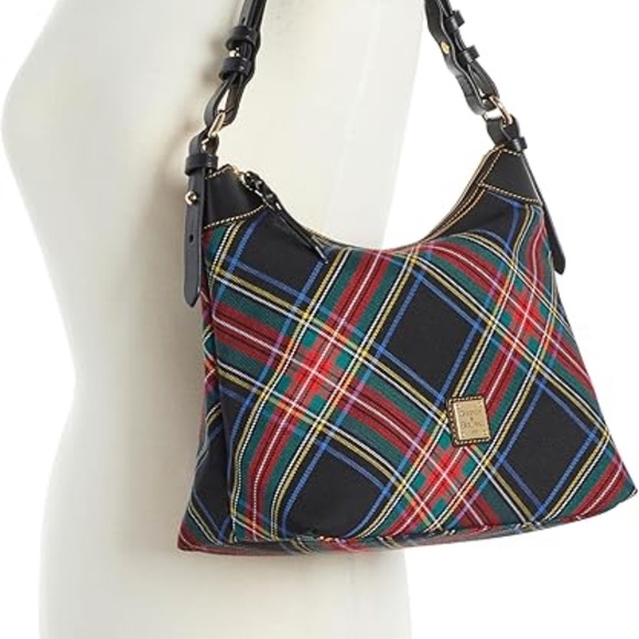 NWT Tartan/Plaid Erica Dooney & Bourke purse PLUS matching coin purse - Picture 9 of 10